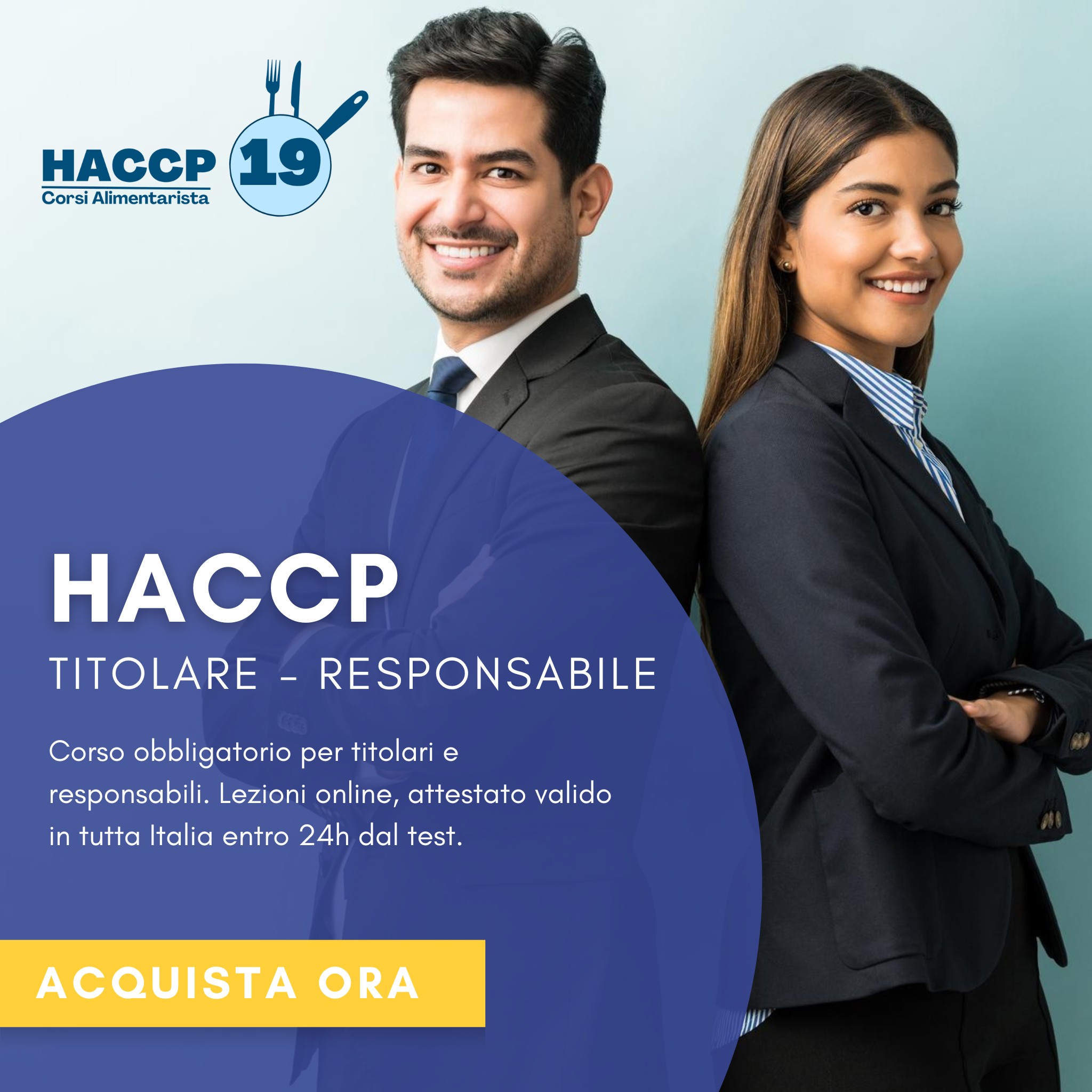 Corso HACCP Alimentarista Livello III (Responsabile)