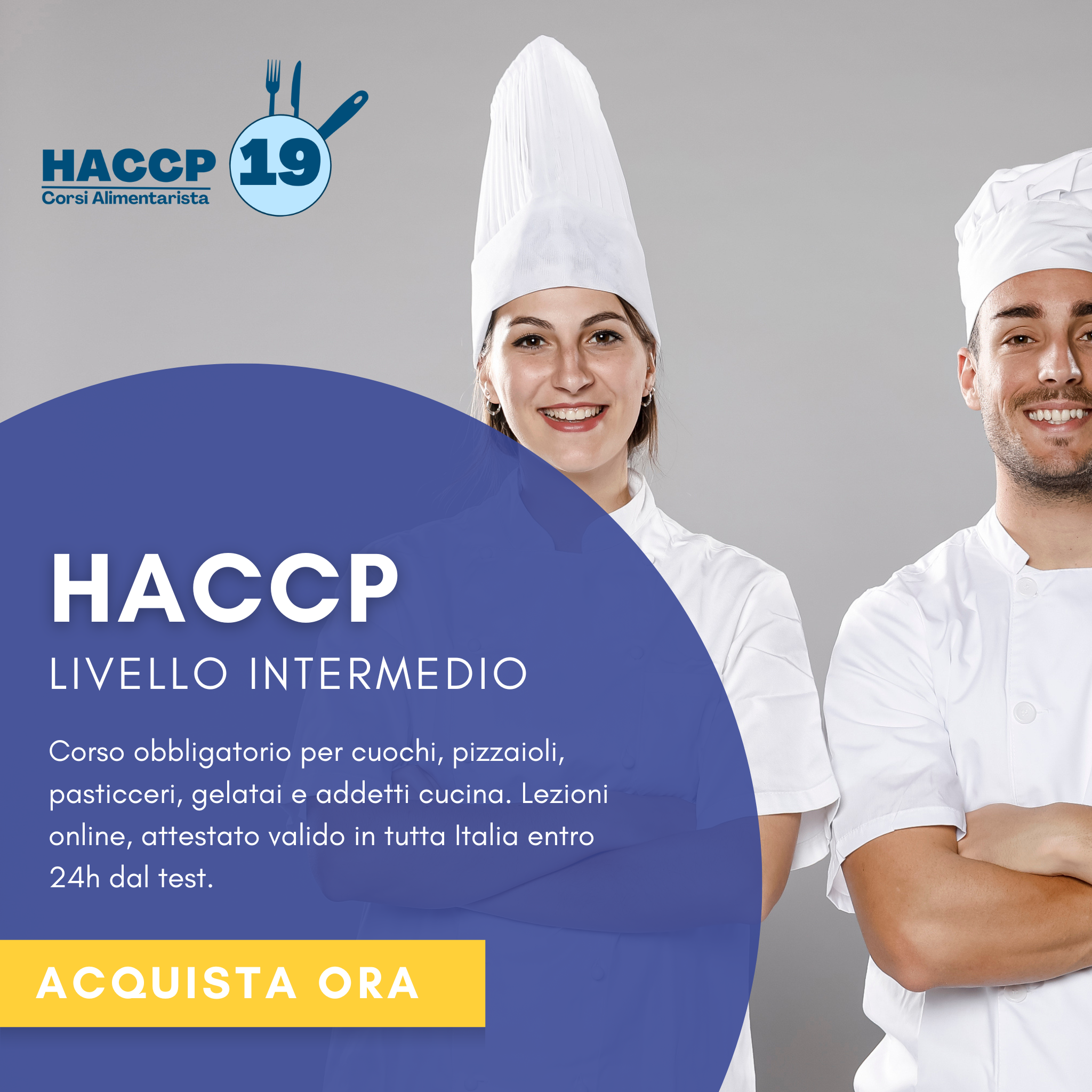 Corso HACCP Alimentarista Livello II (Intermedio)